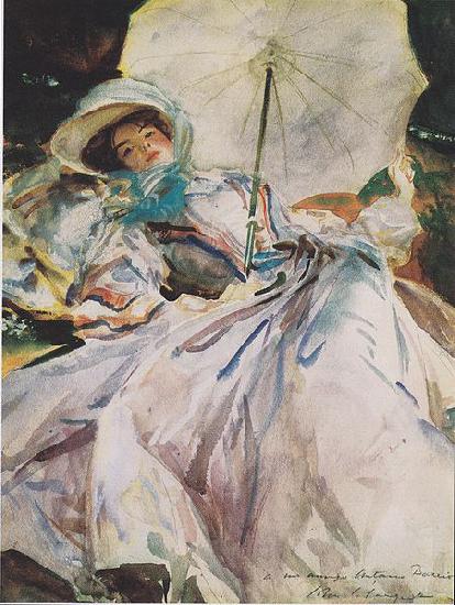 John Singer Sargent Lady with a Parasol oil painting image